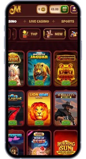 Magius casino slot games grid